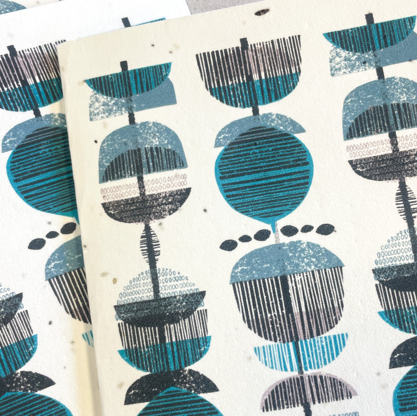 Seed Paper Notecard - Abstract Meadow