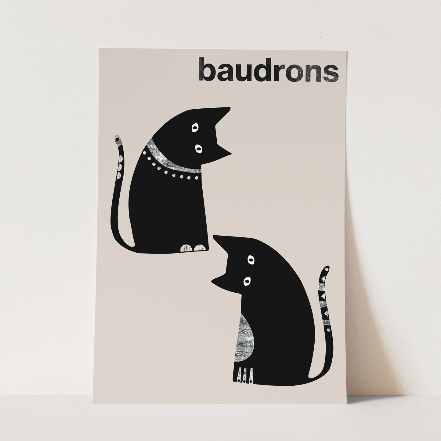 Baudrons (Cat) Art Print