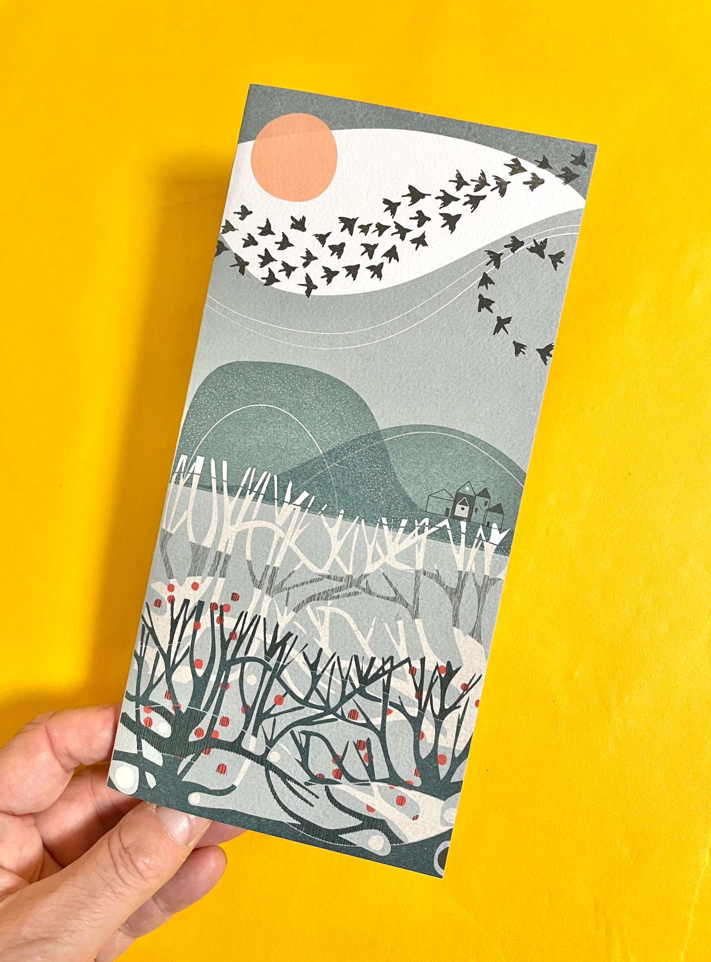 Winter's Day Tall Card