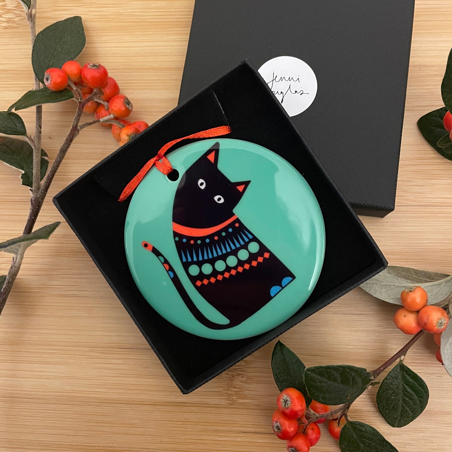 Christmas Cat Ornament