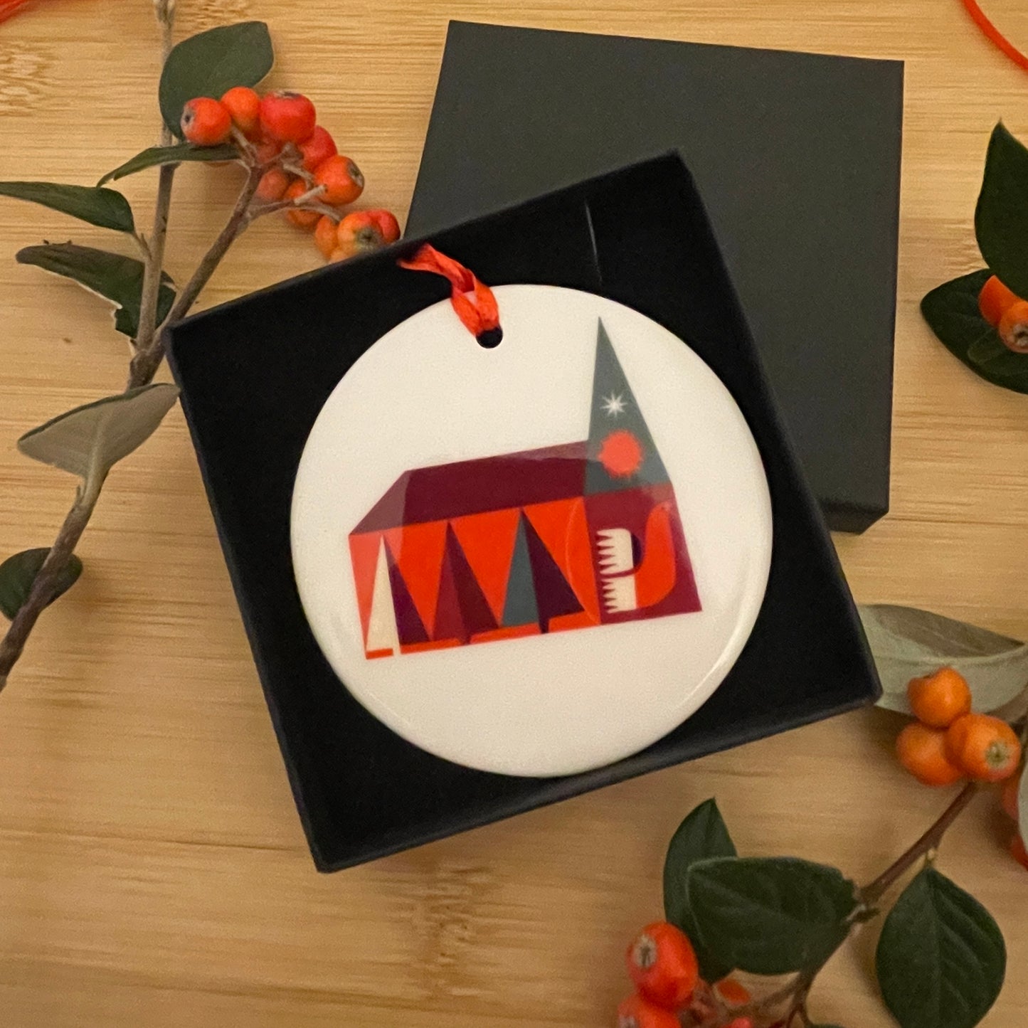 Christmas Church Ornament