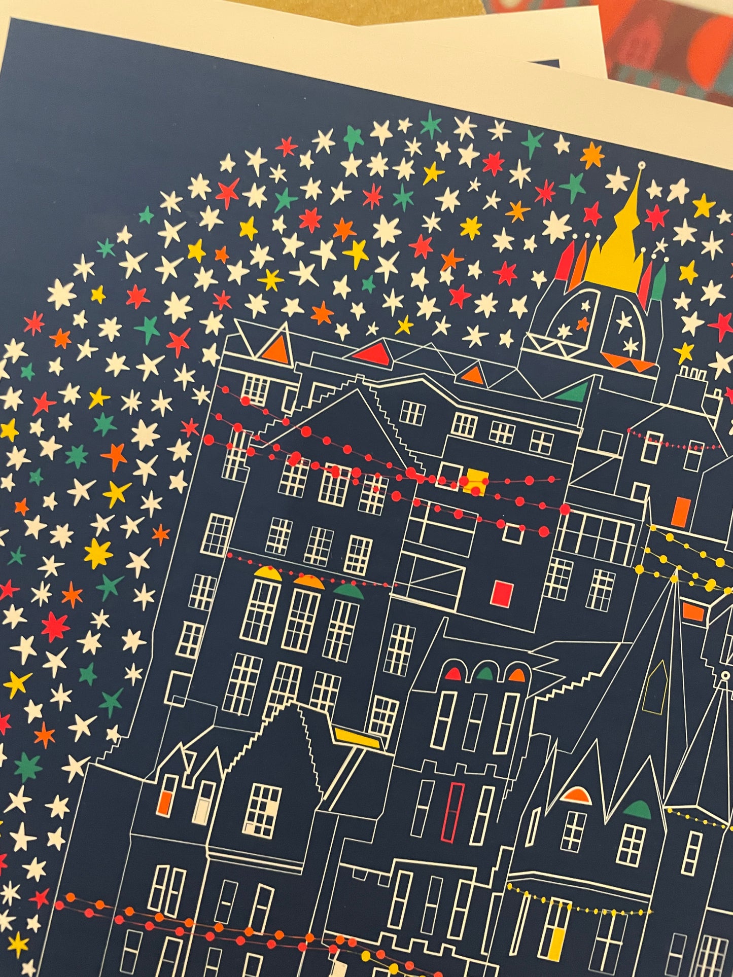 Starry Edinburgh Art Print