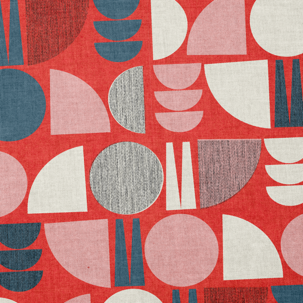 Shapes Lampshade (Red & Pink)