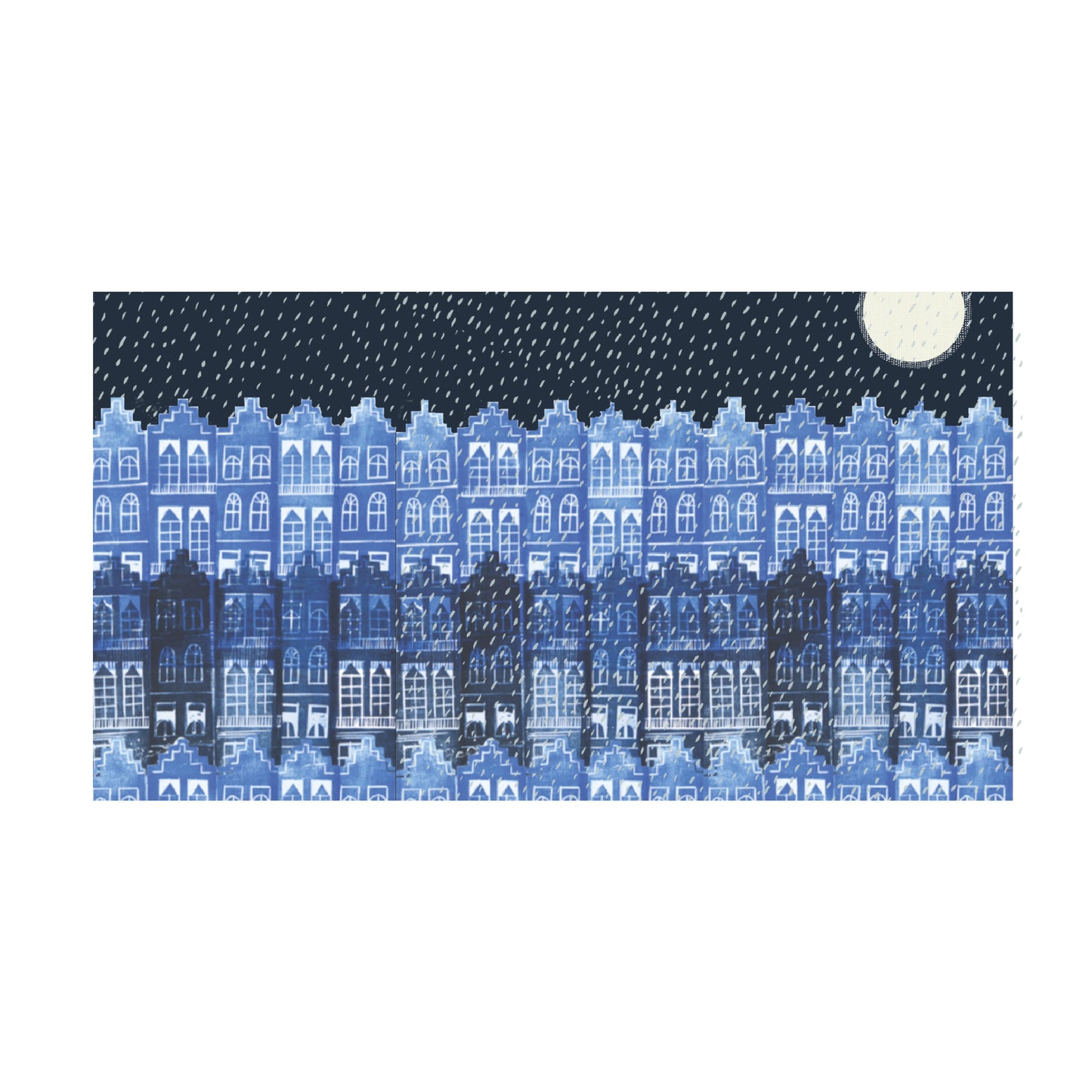 Snowy Edinburgh Bone China Mug