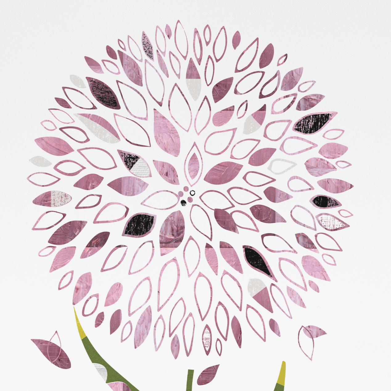 Allium Art Print