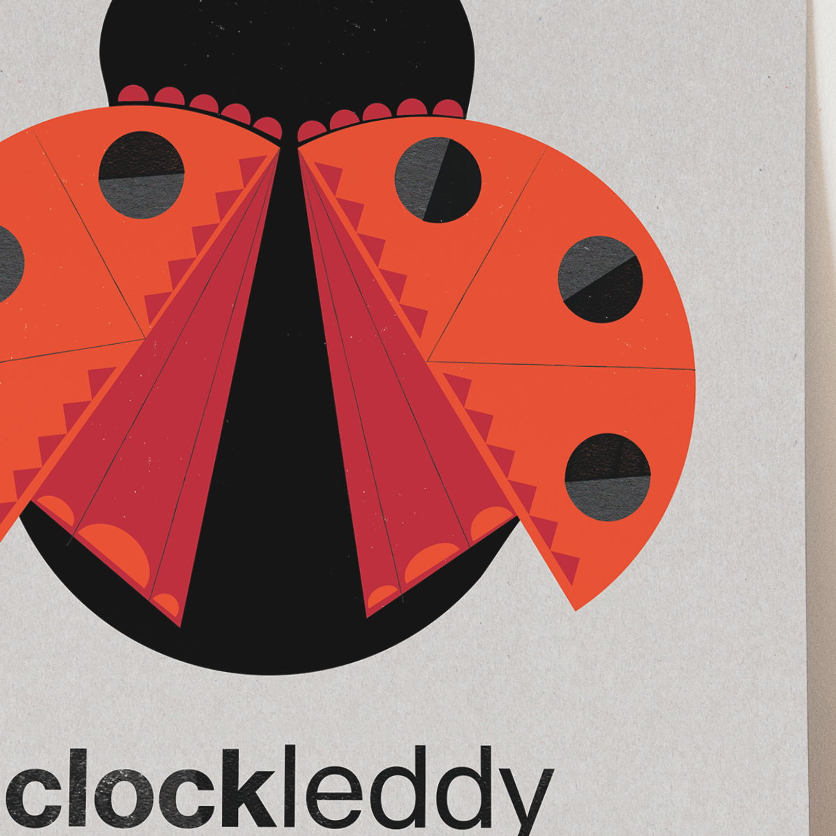 Clockleddy (Ladybird) Art Print