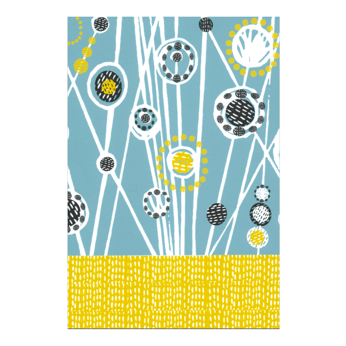 Cornflower Meadow Card with Bookmark Back