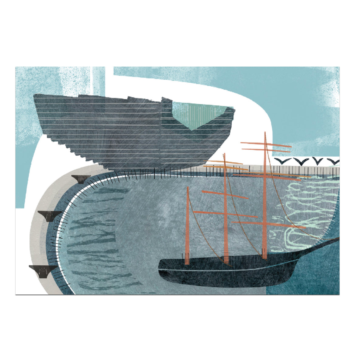 Set of 8 Scotland Art Cards