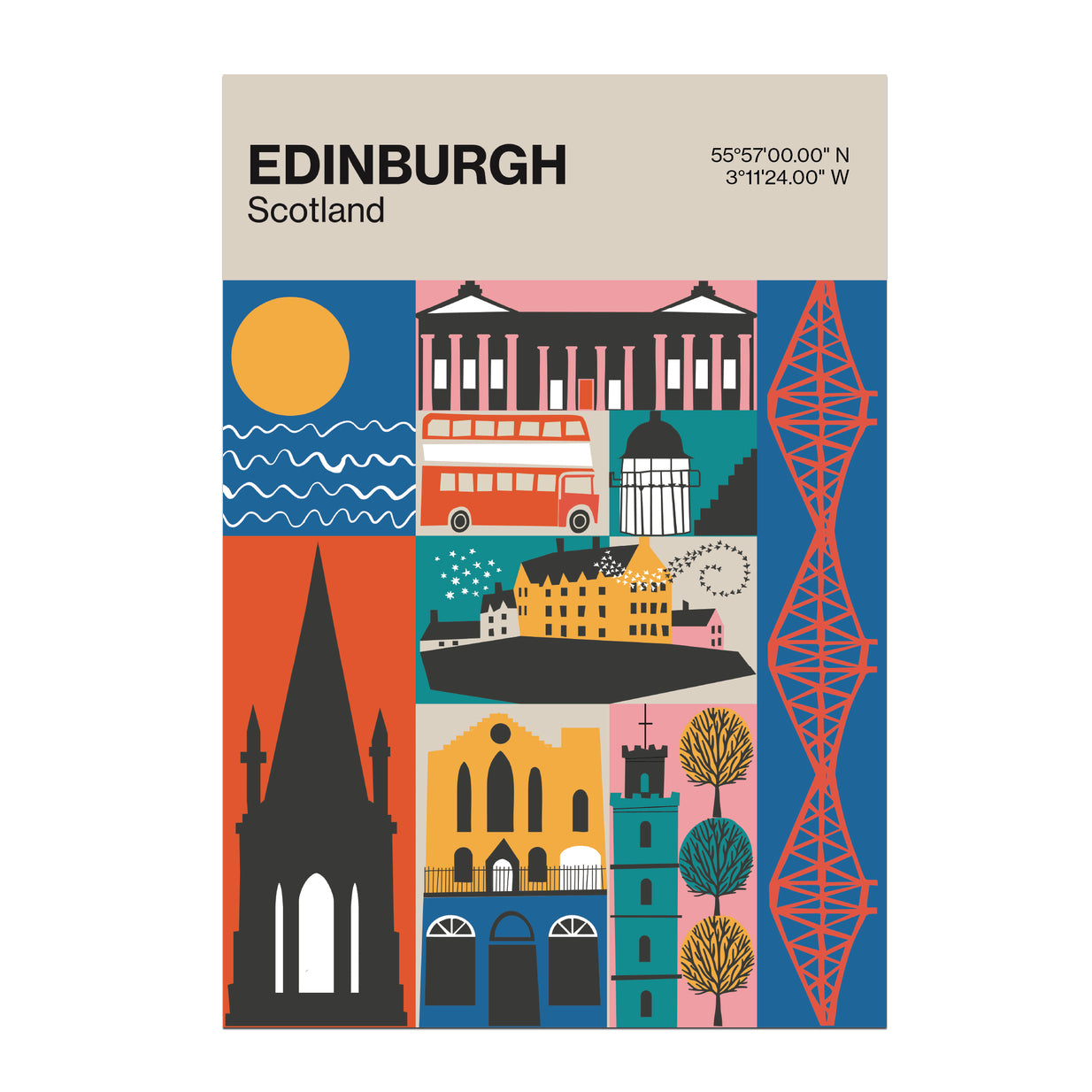 Edinburgh Landmarks Card