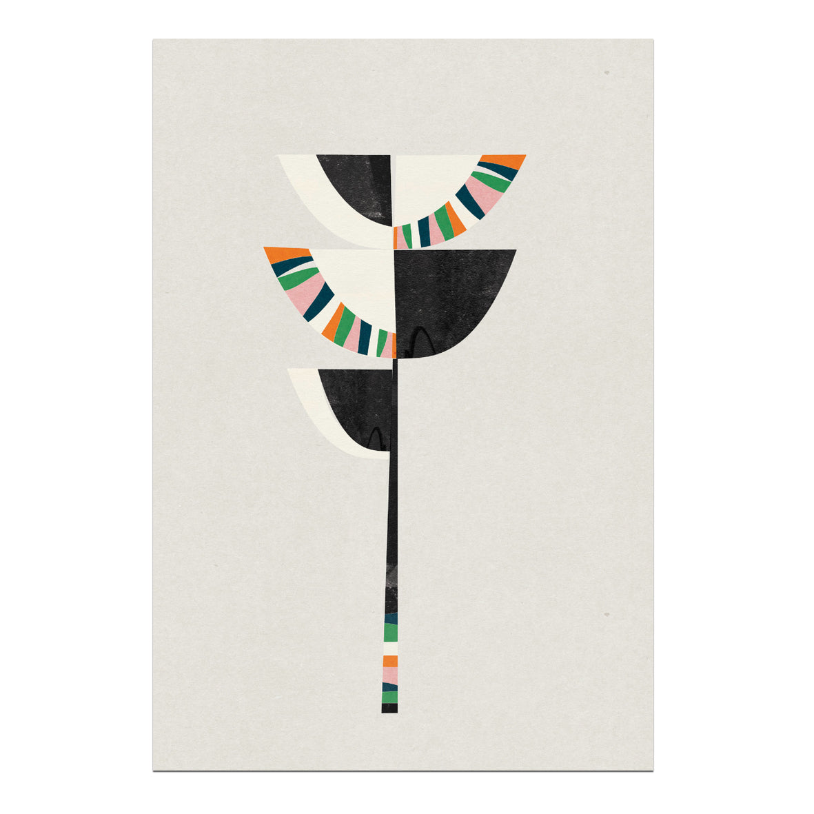 Modern Flora No.1 Art Card