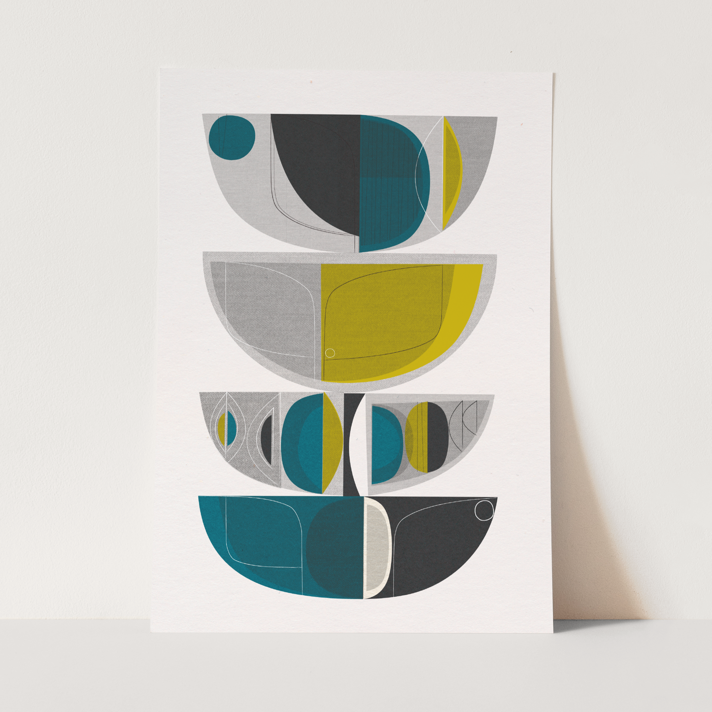 Midcentury Forms Art Print