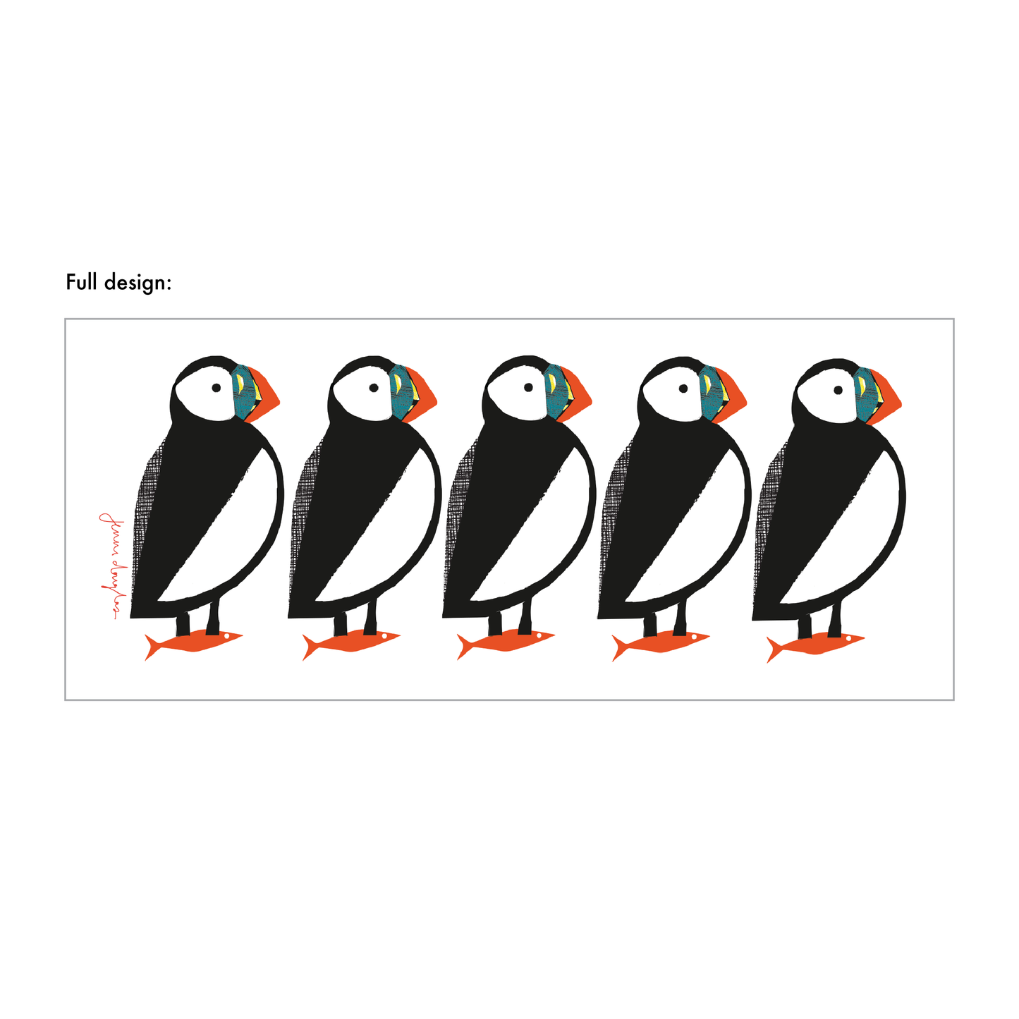 Puffin Parade Bone China Mug