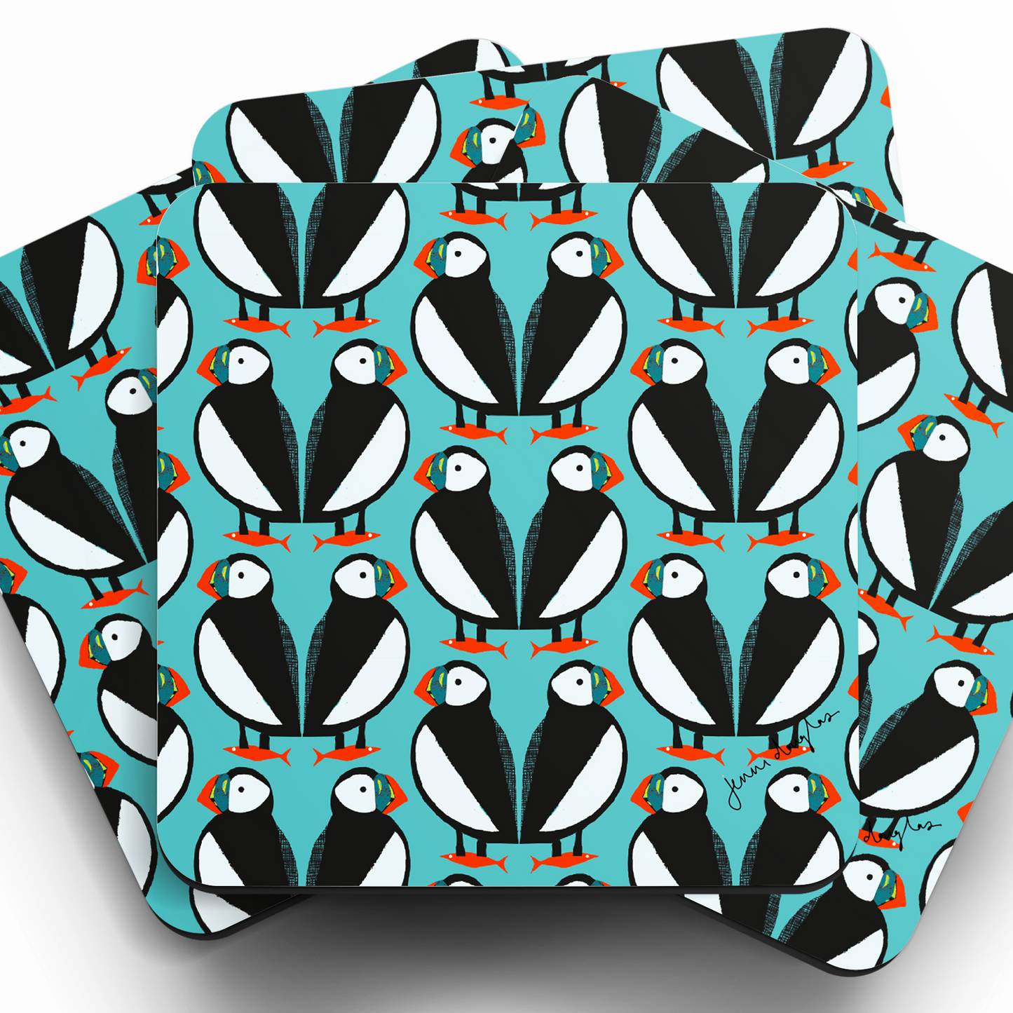 Puffins Coaster