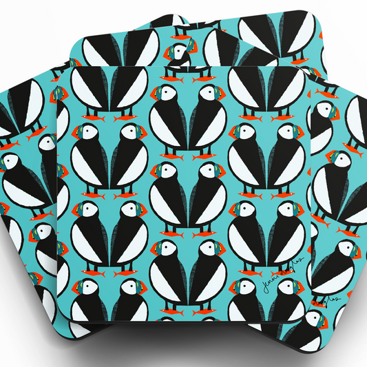 Puffins Coaster