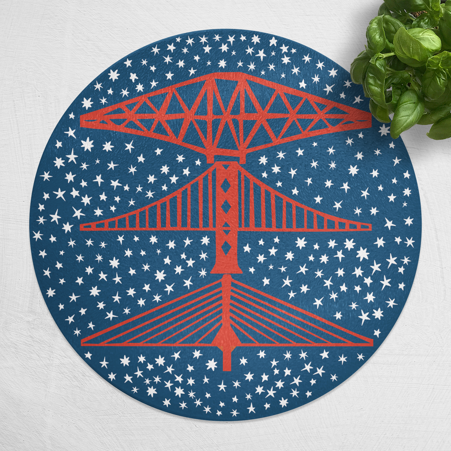 Starry Forth Bridges Glass Pot Stand