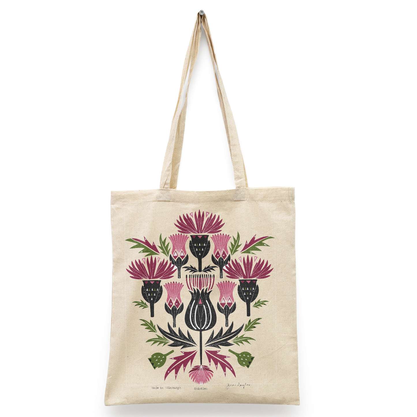 Thistles Rainproof Tote Bag