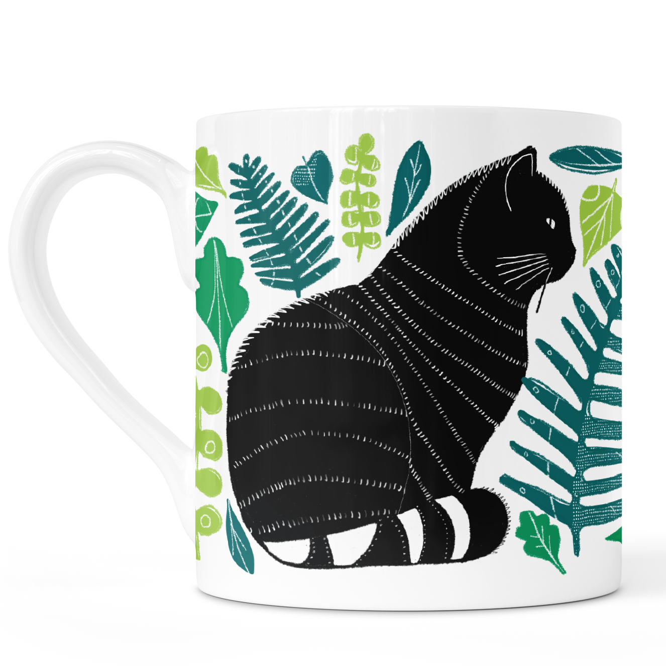 Scottish Wildcat Bone China Mug