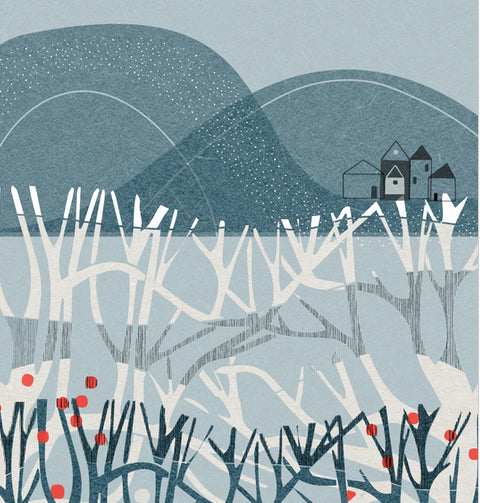 Winter's Day Tall Card