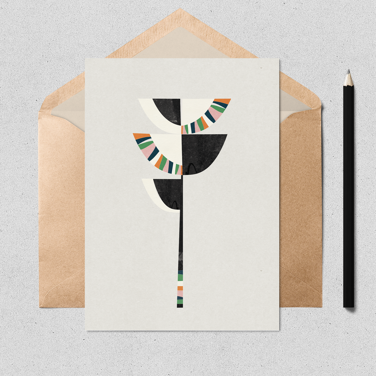 Modern Flora No.1 Art Card