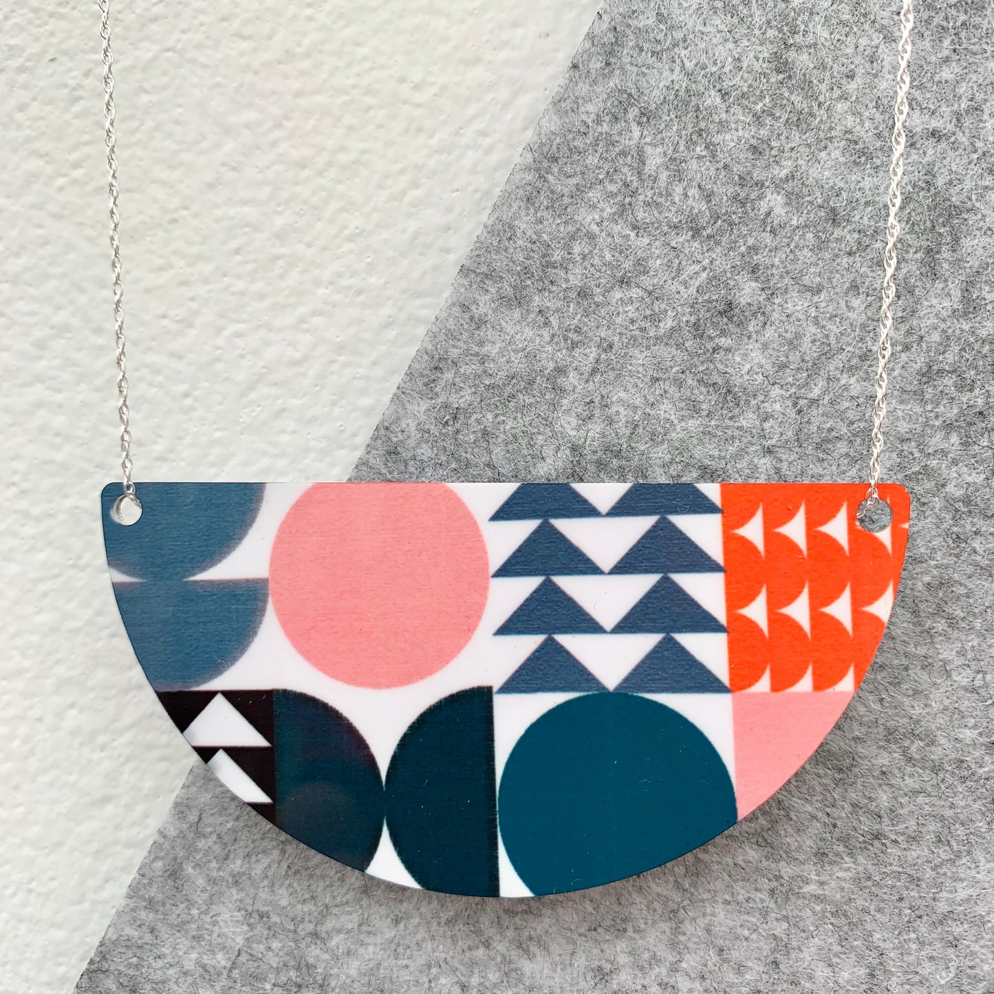 Geo Large Arc Necklace