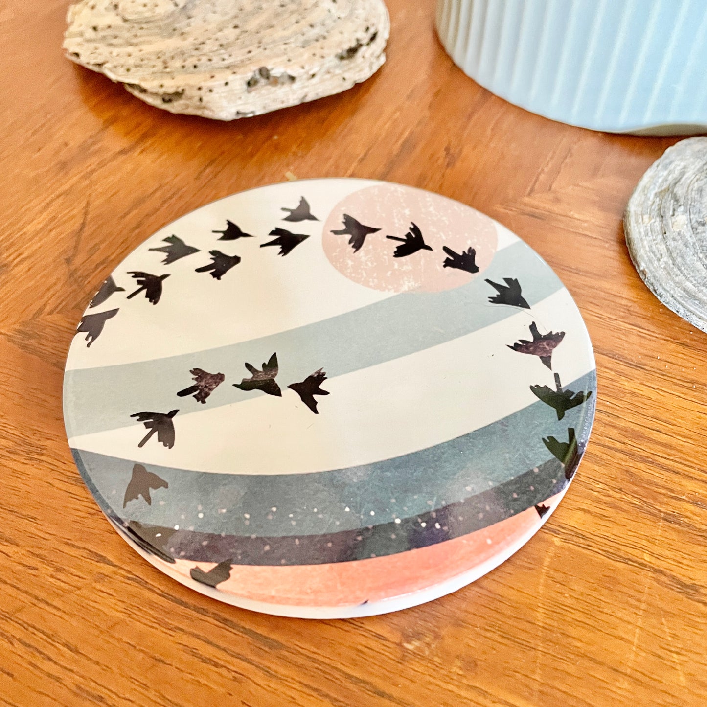Murmuration Ceramic Coaster