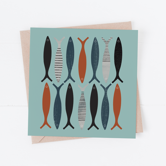 Sardines Art Card