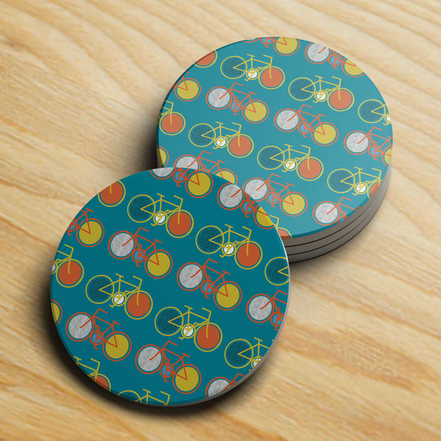 Cycling Ceramic Coaster