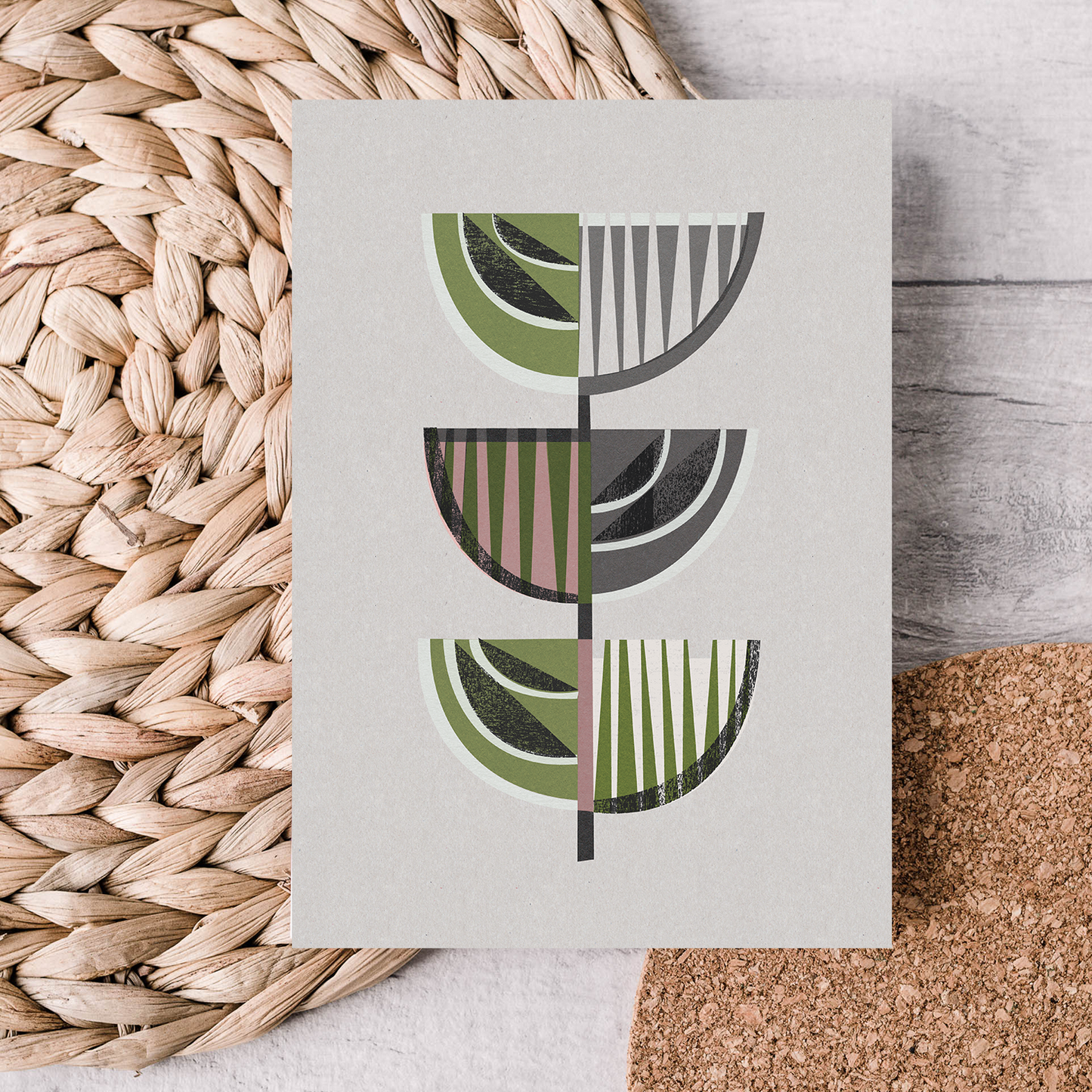 Modern Flora No.2 Art Card