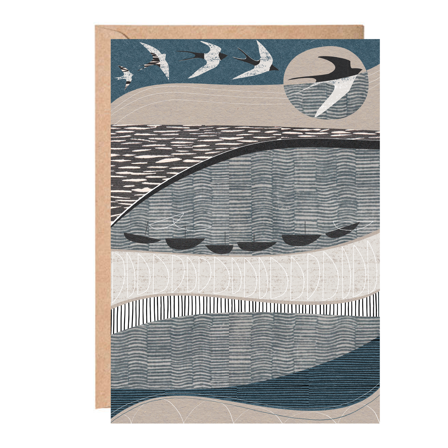 Flying High Card with Bookmark Back