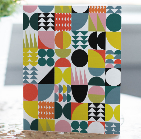 Midcentury Shapes Card No.1