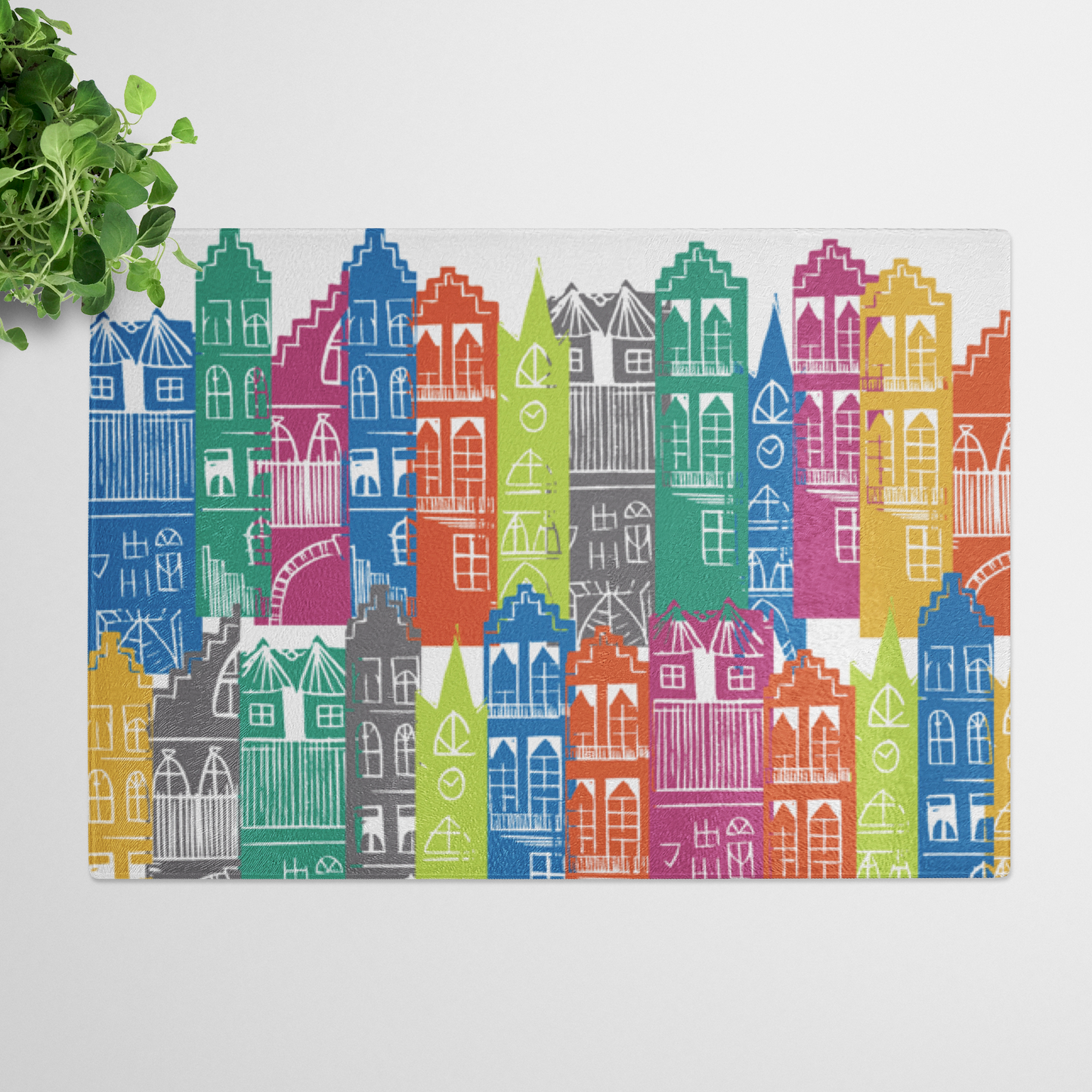Rainbow Edinburgh Cityscape Large Worktop Saver