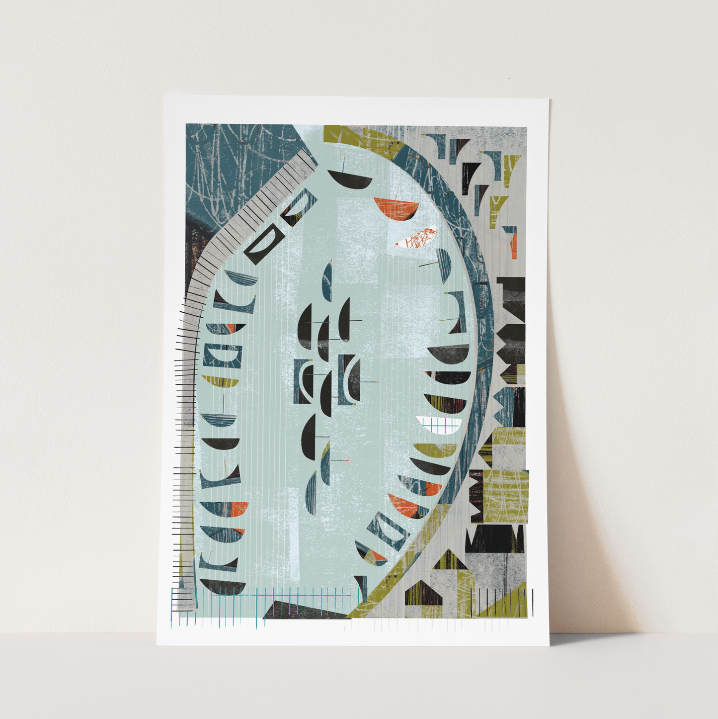 Musselburgh Harbour Art Print