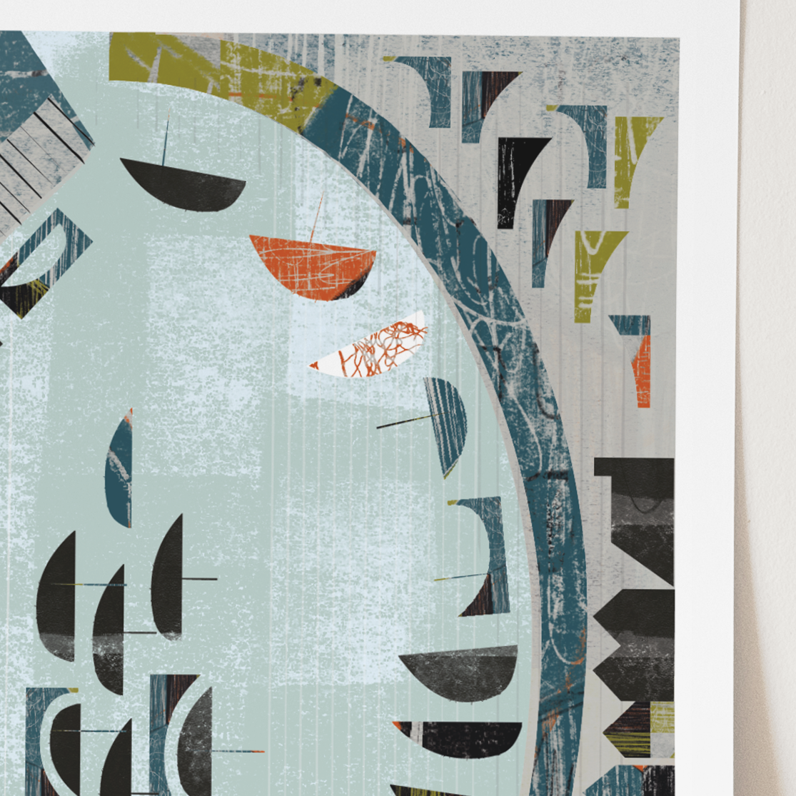 Musselburgh Harbour Art Print