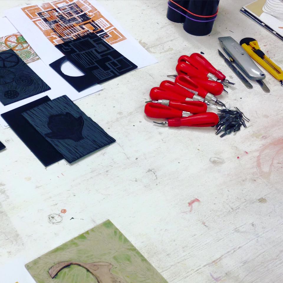 Private One-to-One Lino Printing Workshop with Jenni