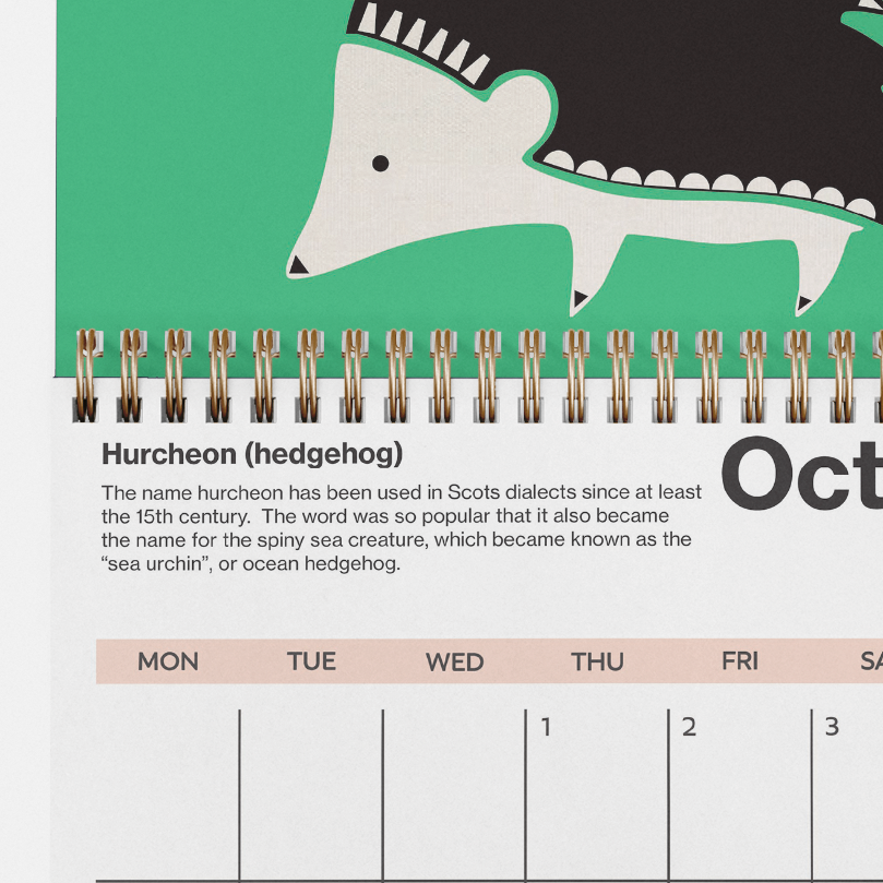 2026 Scots Creatures Calendar (PRE-ORDER)