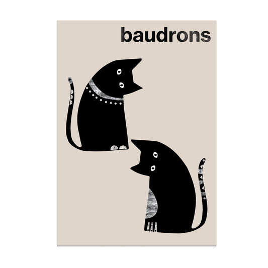 Baudrons (Cat) Card