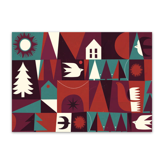 Winter Birds Card