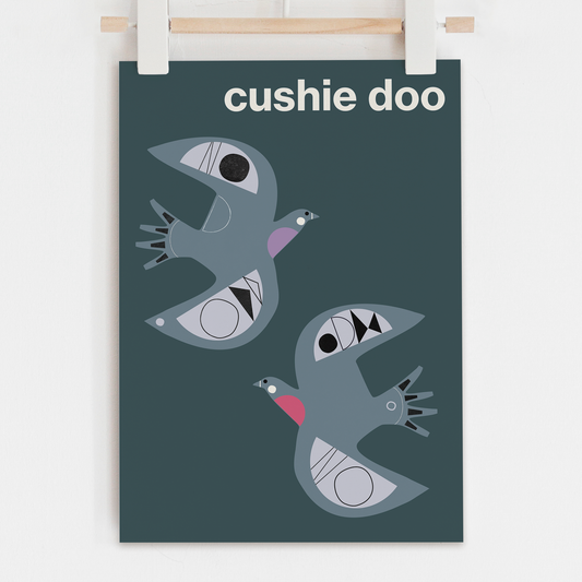 Cushie Doo (Woodpigeon) Art Print