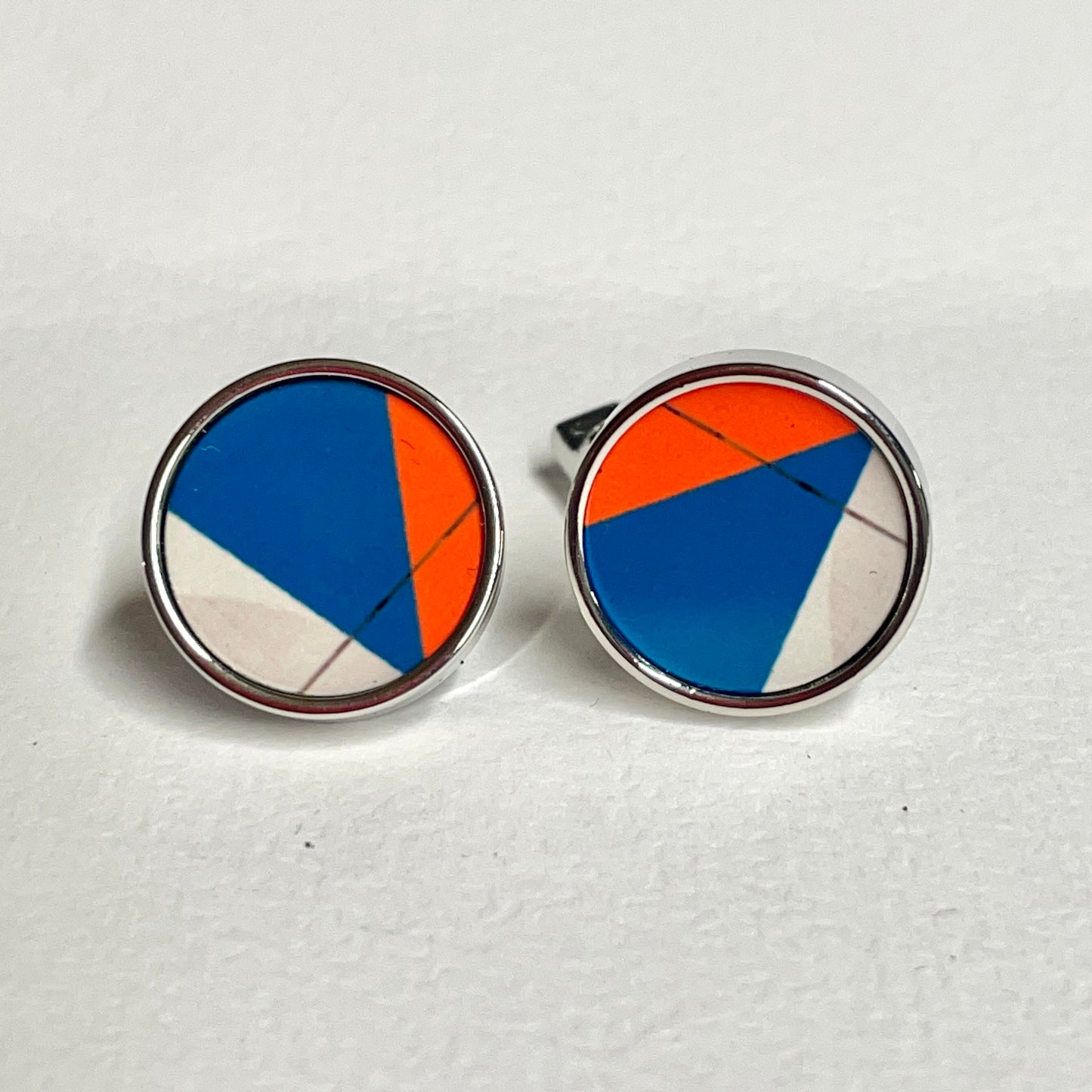 Fest Cufflinks - Blue & Orange