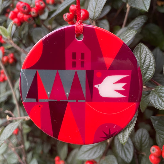 Winter Village Christmas Ornament