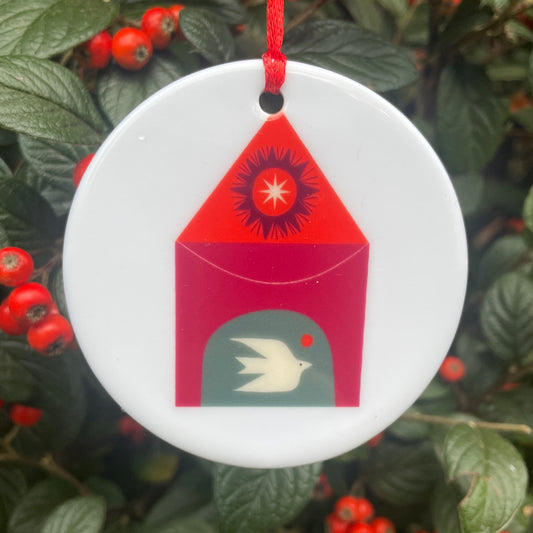 Christmas House Ornament