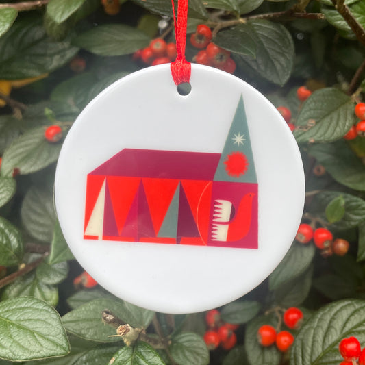 Christmas Church Ornament