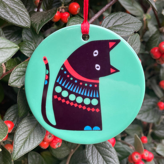 Christmas Cat Ornament