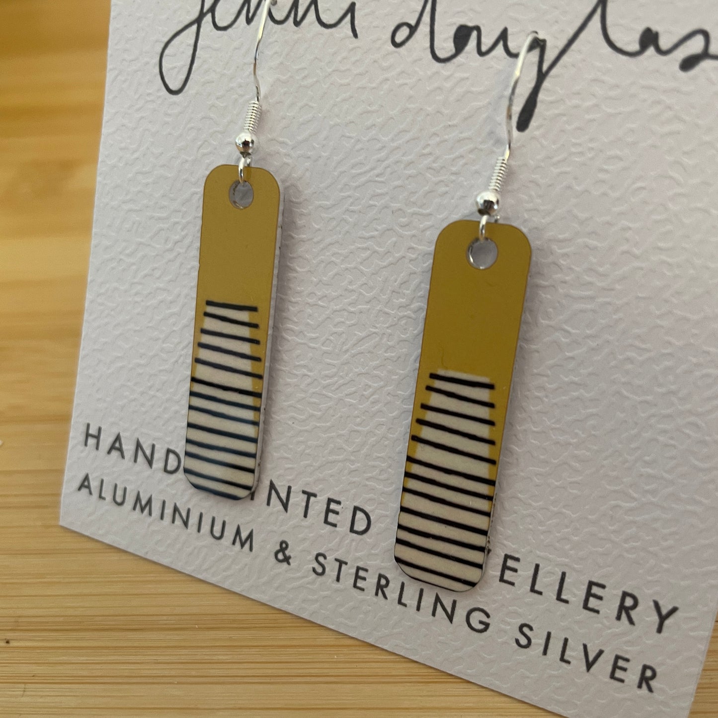 Linear Earrings (Ochre) - NEW