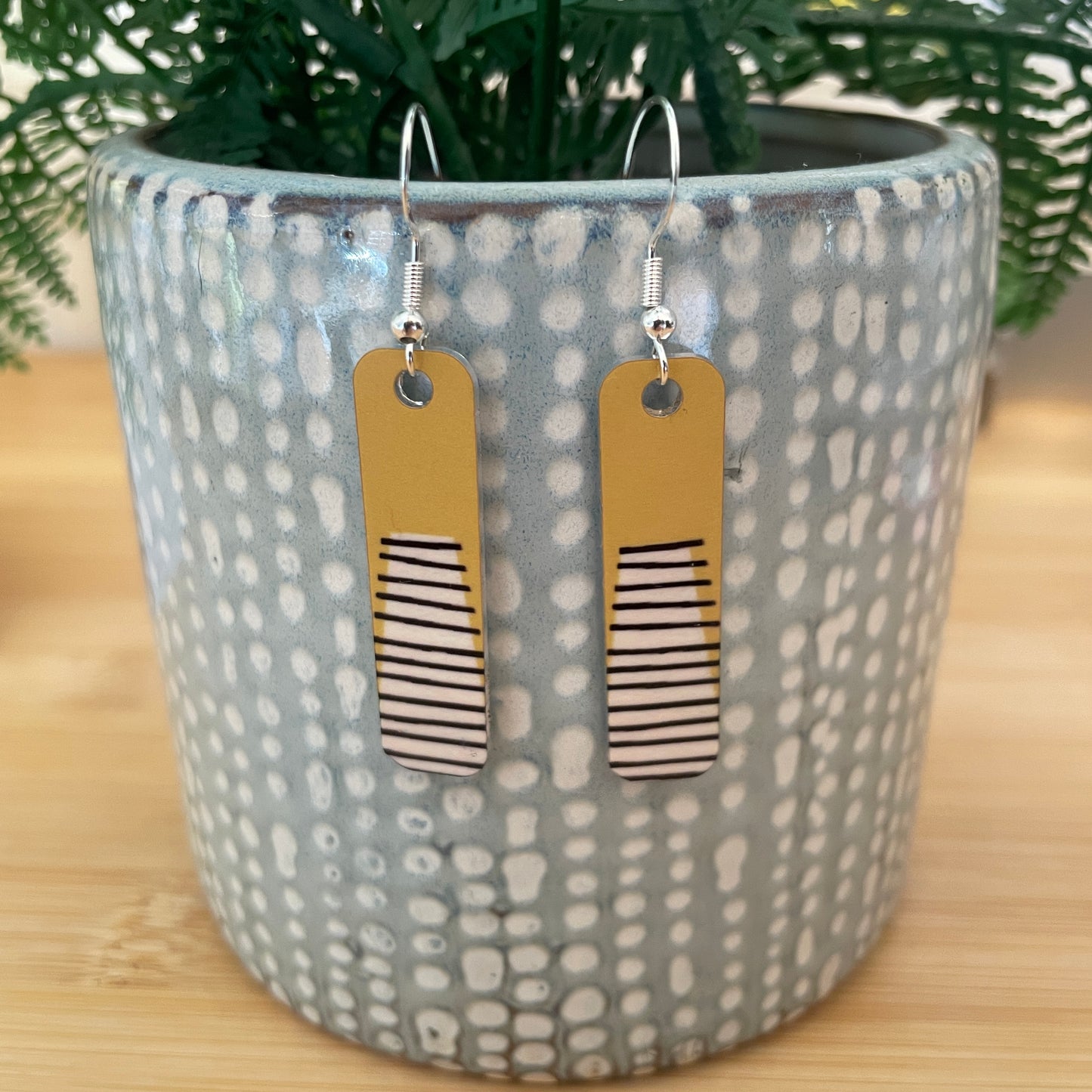 Linear Earrings (Ochre) - NEW