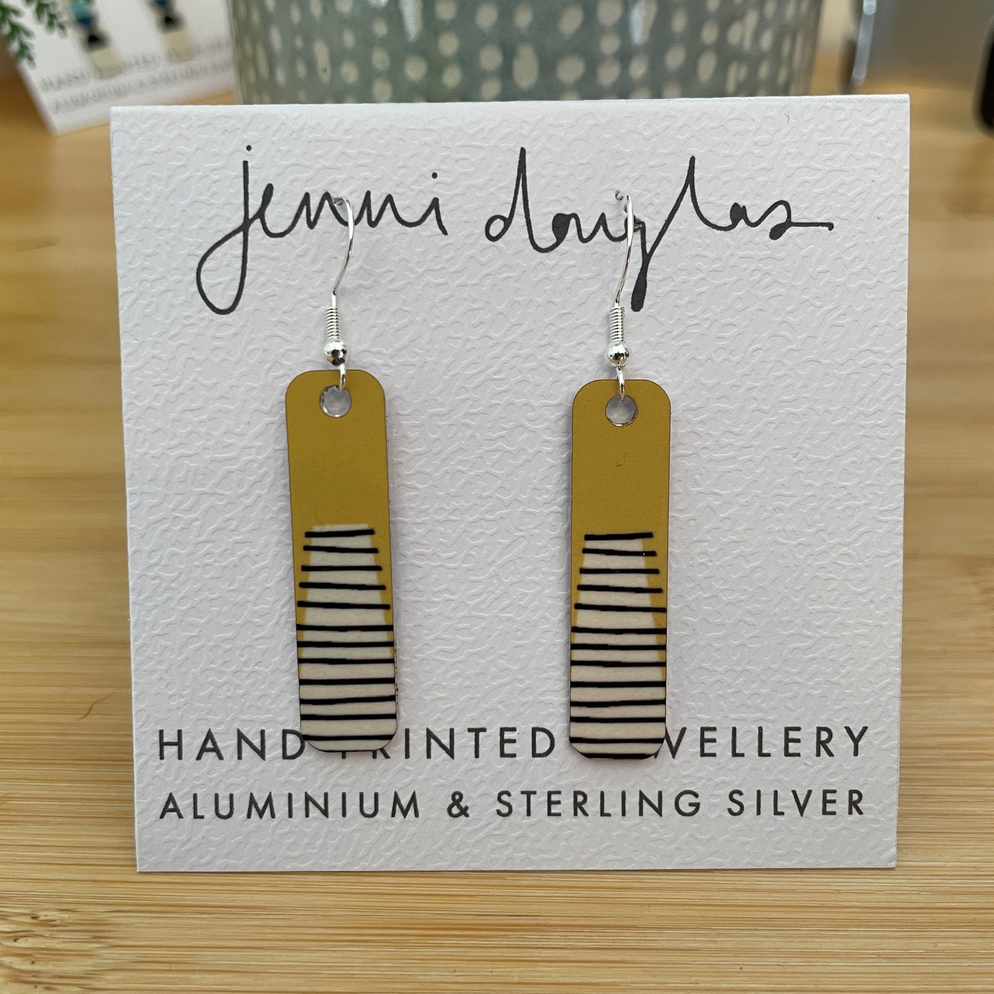 Linear Earrings (Ochre) - NEW