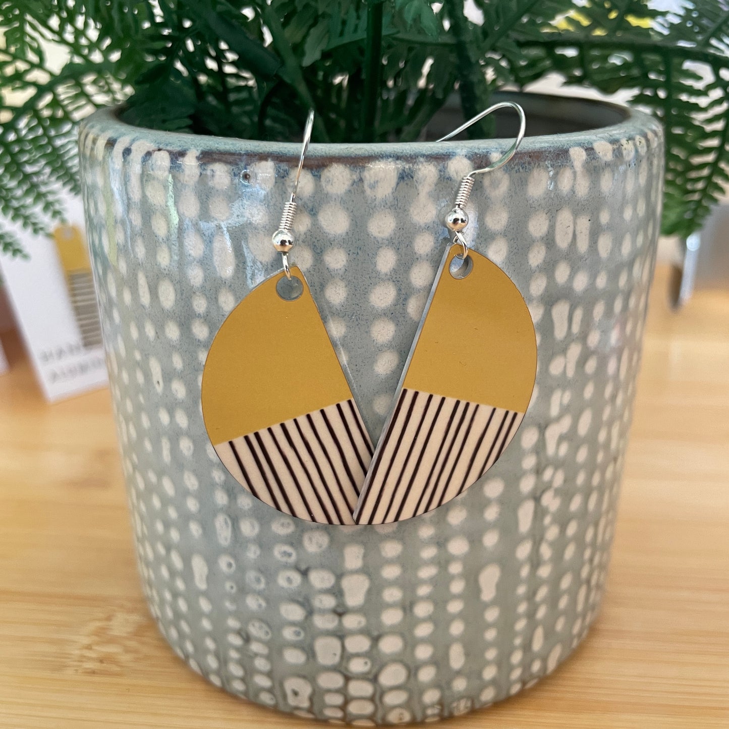 Peony Arc Earrings (Ochre) - NEW