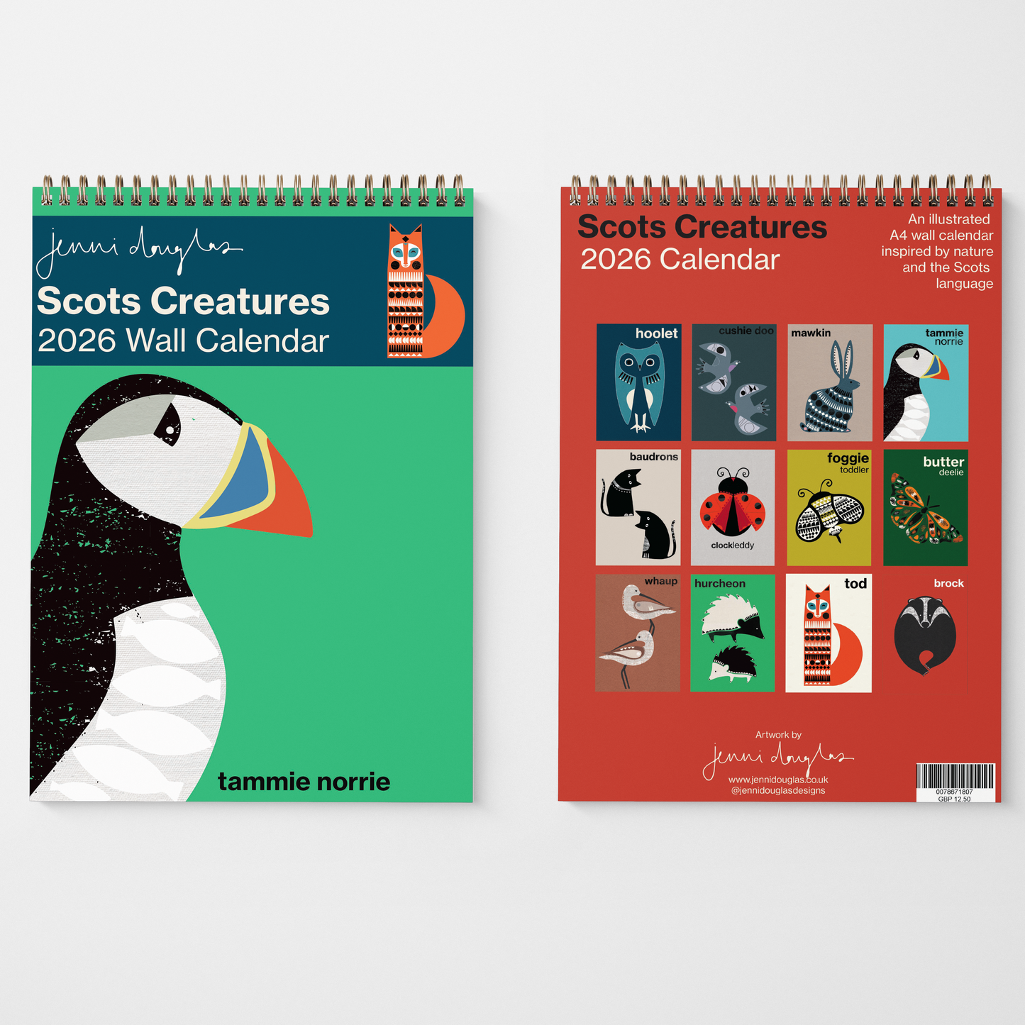 2026 Scots Creatures Calendar (PRE-ORDER)