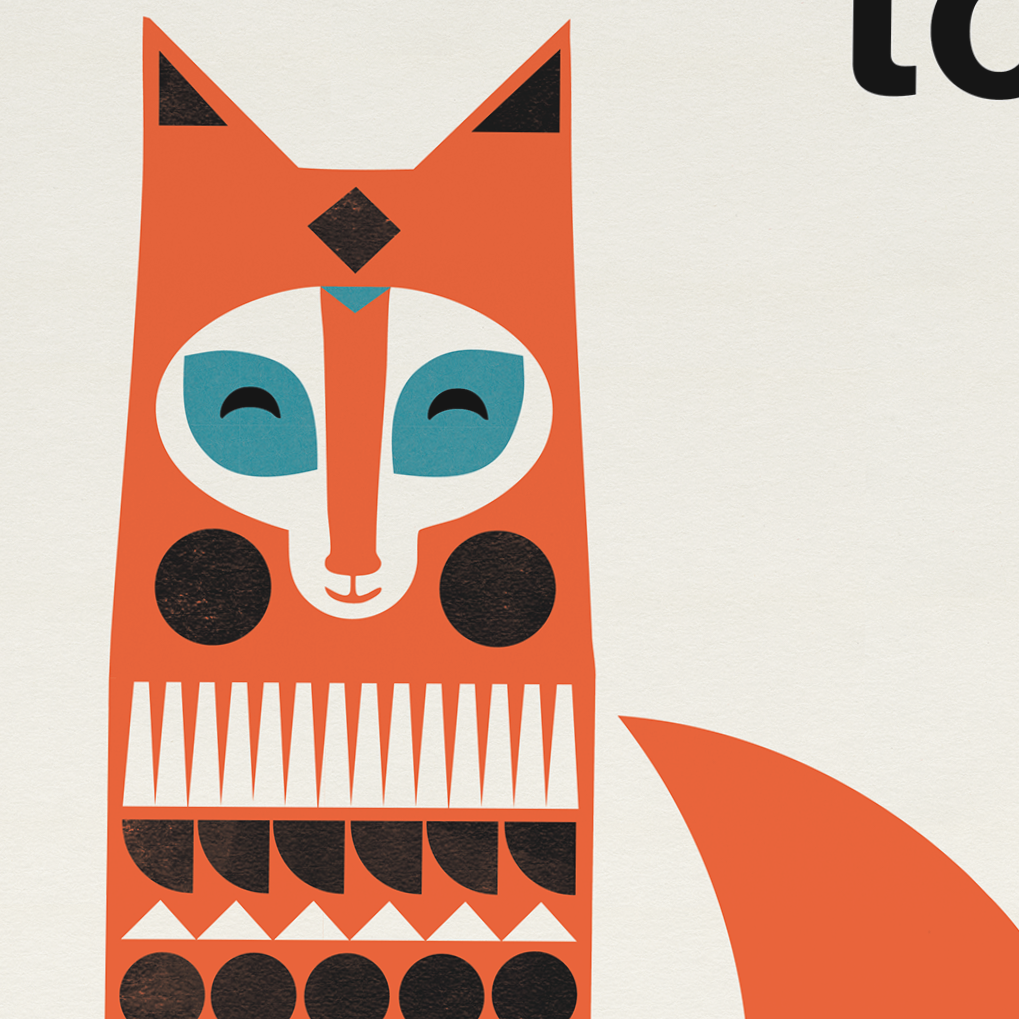Tod (Fox) Art Print