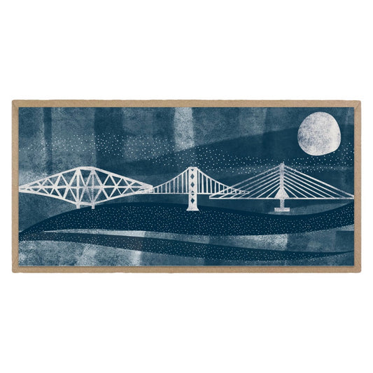 Winter at the Forth Bridges Christmas Card